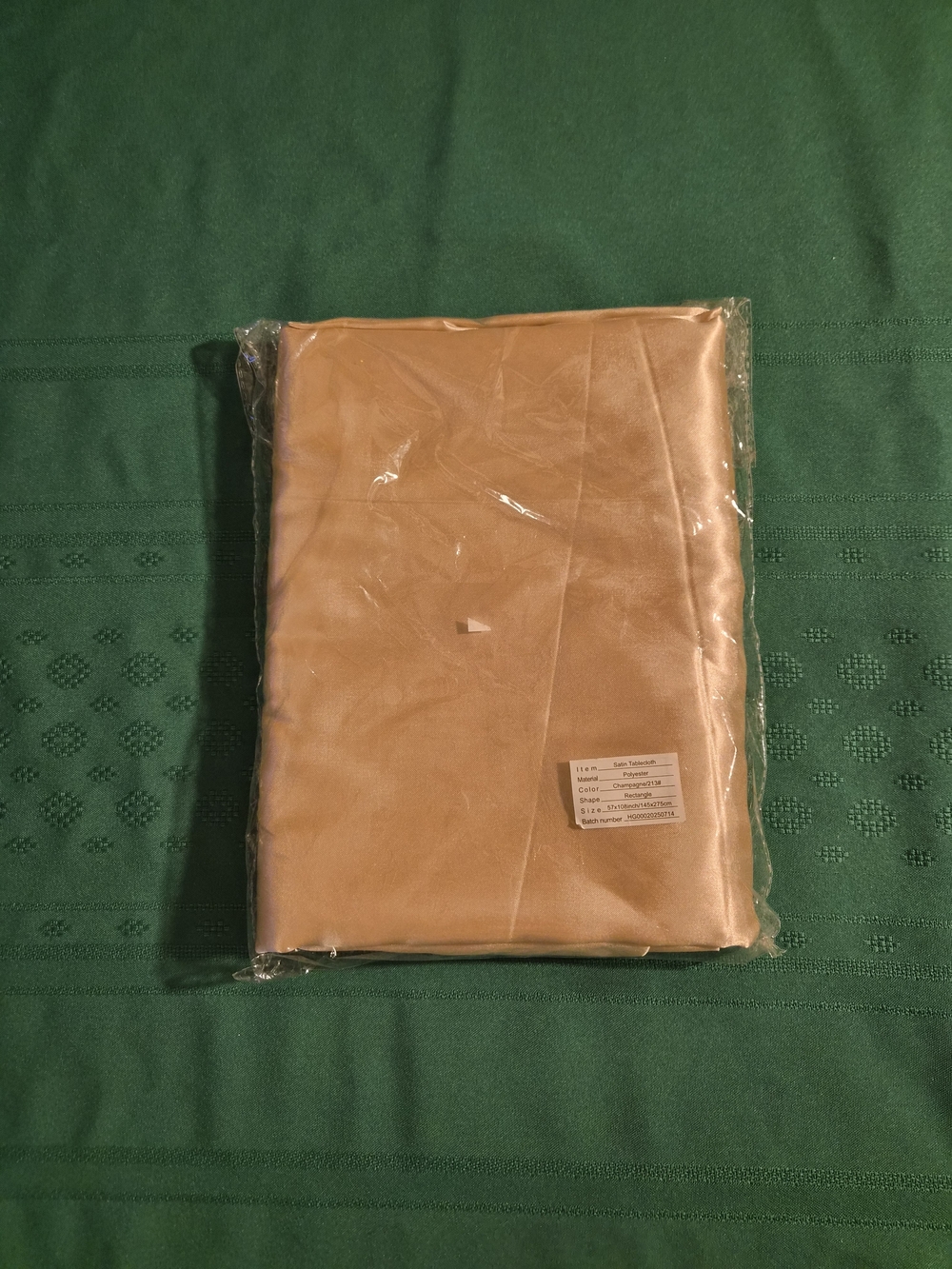 Soft Tan Tablecloth - Classic Neutral Dining Linen